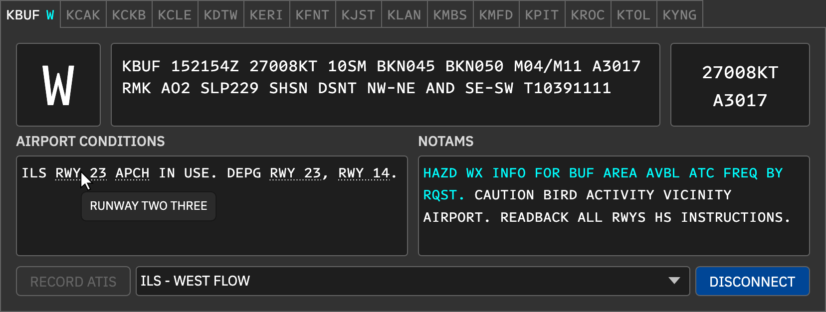 ATIS Stations